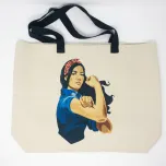 Strong Asian Woman Tote Bag - Large