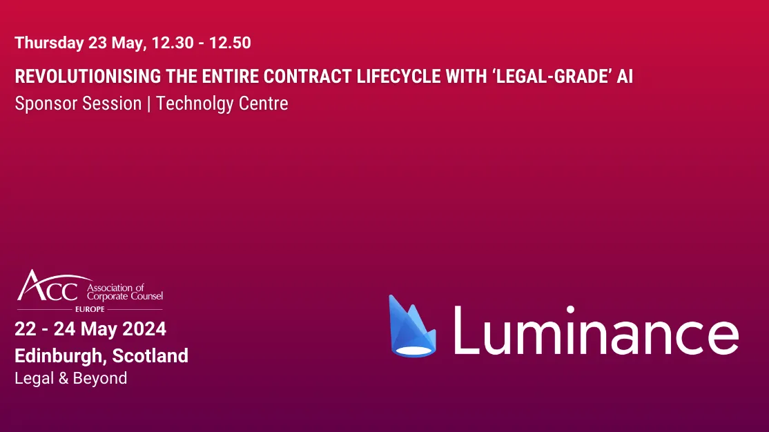 Revolutionising the Entire Contract Lifecycle with ‘Legal-Grade’ AI