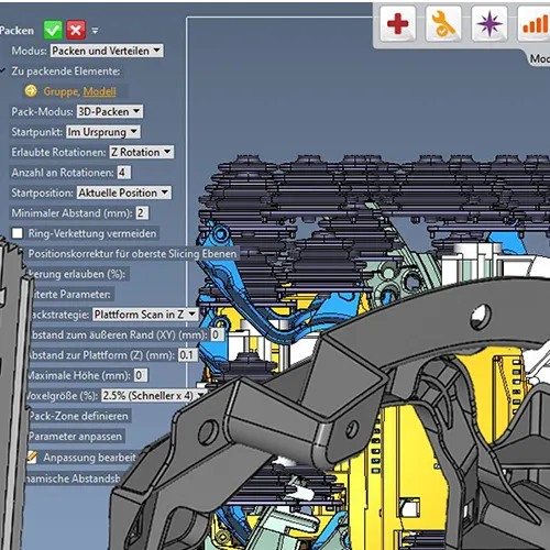 Plus rapide et plus précis : le logiciel 4D_Additive offre de nouvelles fonctionnalités de Nesting