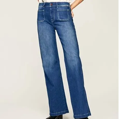 MARIA 70'S FLARE FIT HIGH WAIST JEANS
