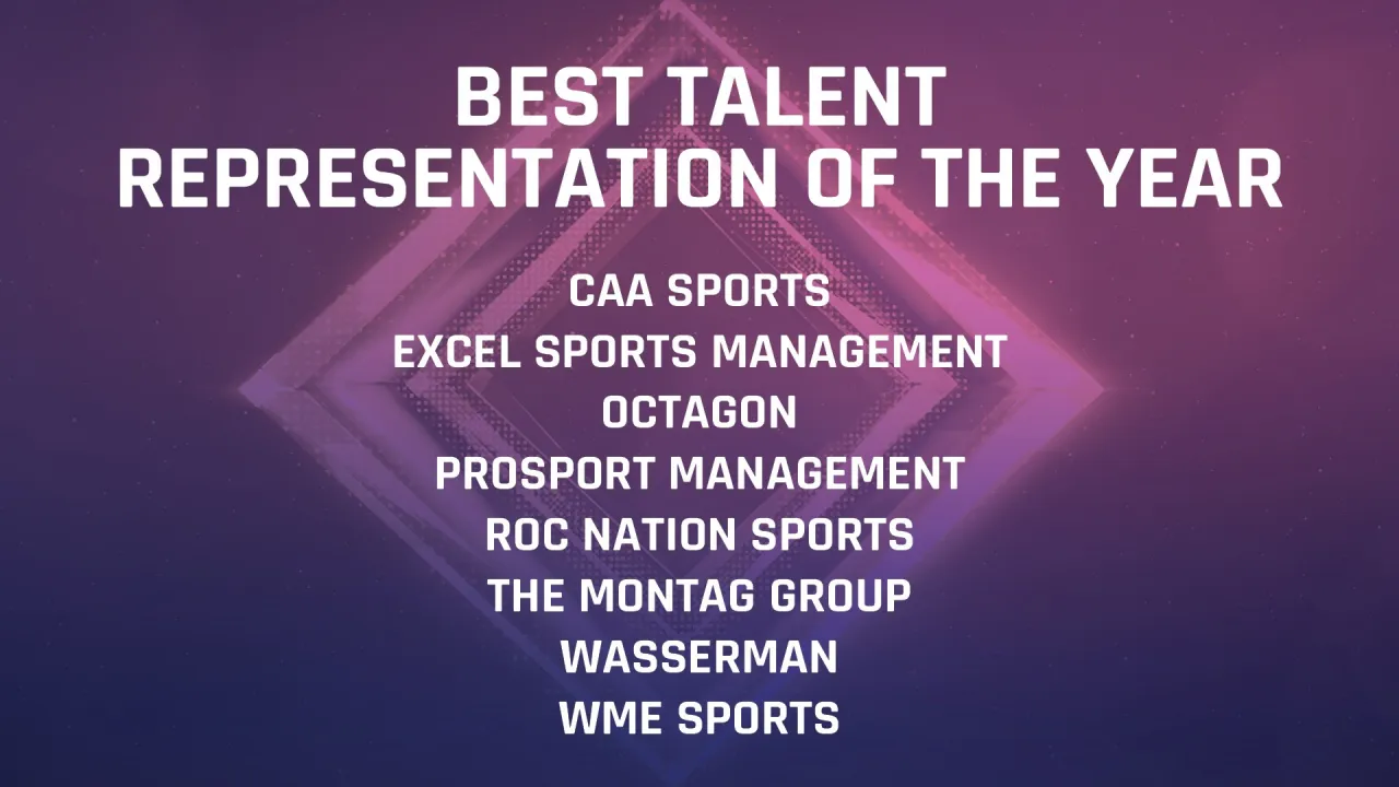 BEST TALENT REPRESENTATION OF THE YEAR