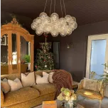 Large Clear Bubble Chandelier