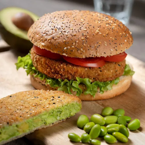 Avocado Edamame Burger