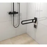 XHB-U658 Bathroom U-Shaped Grab Bar Flip Up and Height Adjsutable