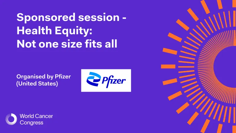 Sponsored session - Health Equity: Not one size fits all