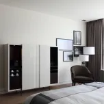 Porro' s aesthetical and technical quality for the rooms of Roomers Hotel, Baden-Baden