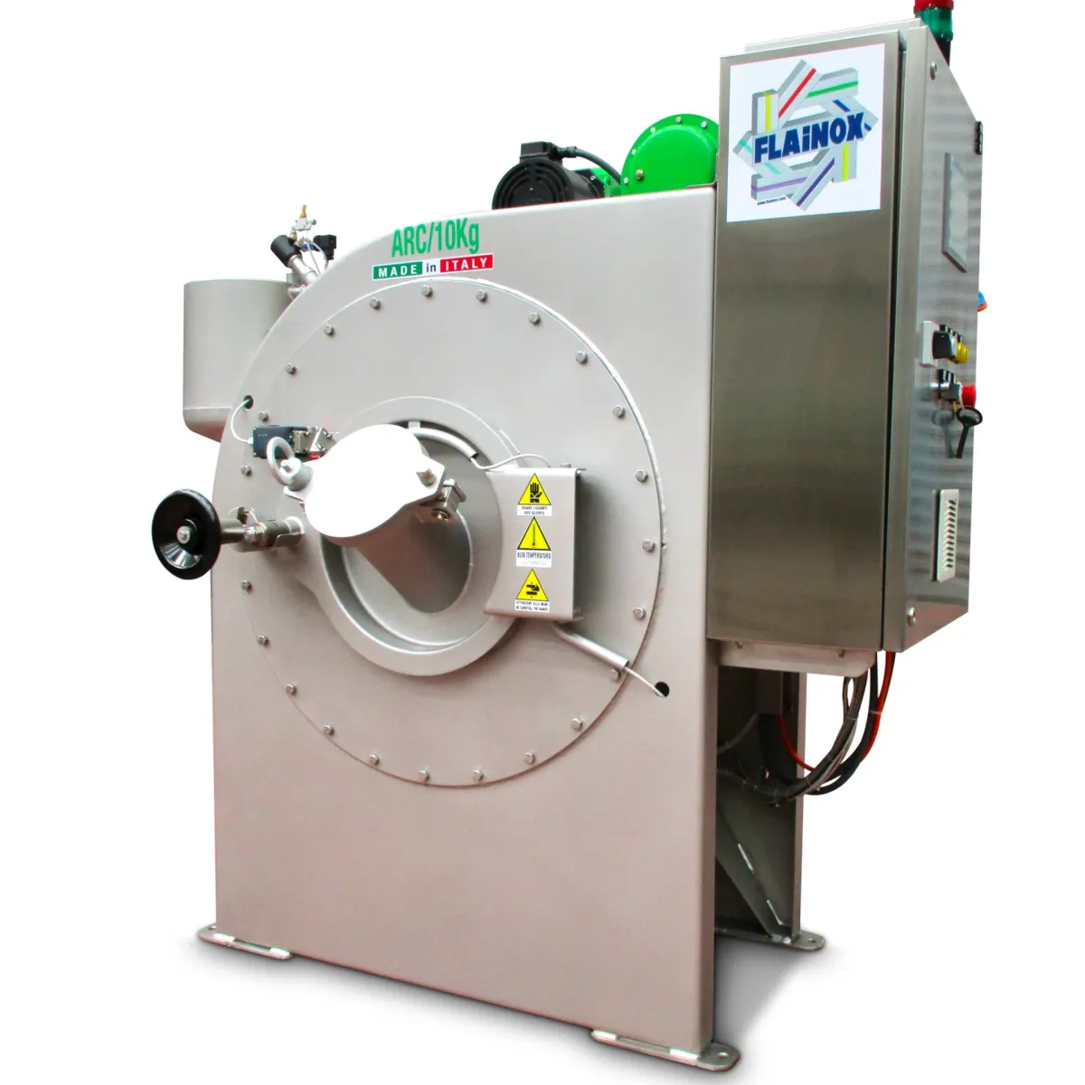 Open pocket rotary machine for dyeing, washing and centrifuge of garments, hosiery and seamless mod. ARC