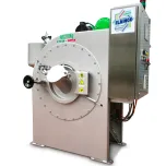Open pocket rotary machine for dyeing, washing and centrifuge of garments, hosiery and seamless mod. ARC