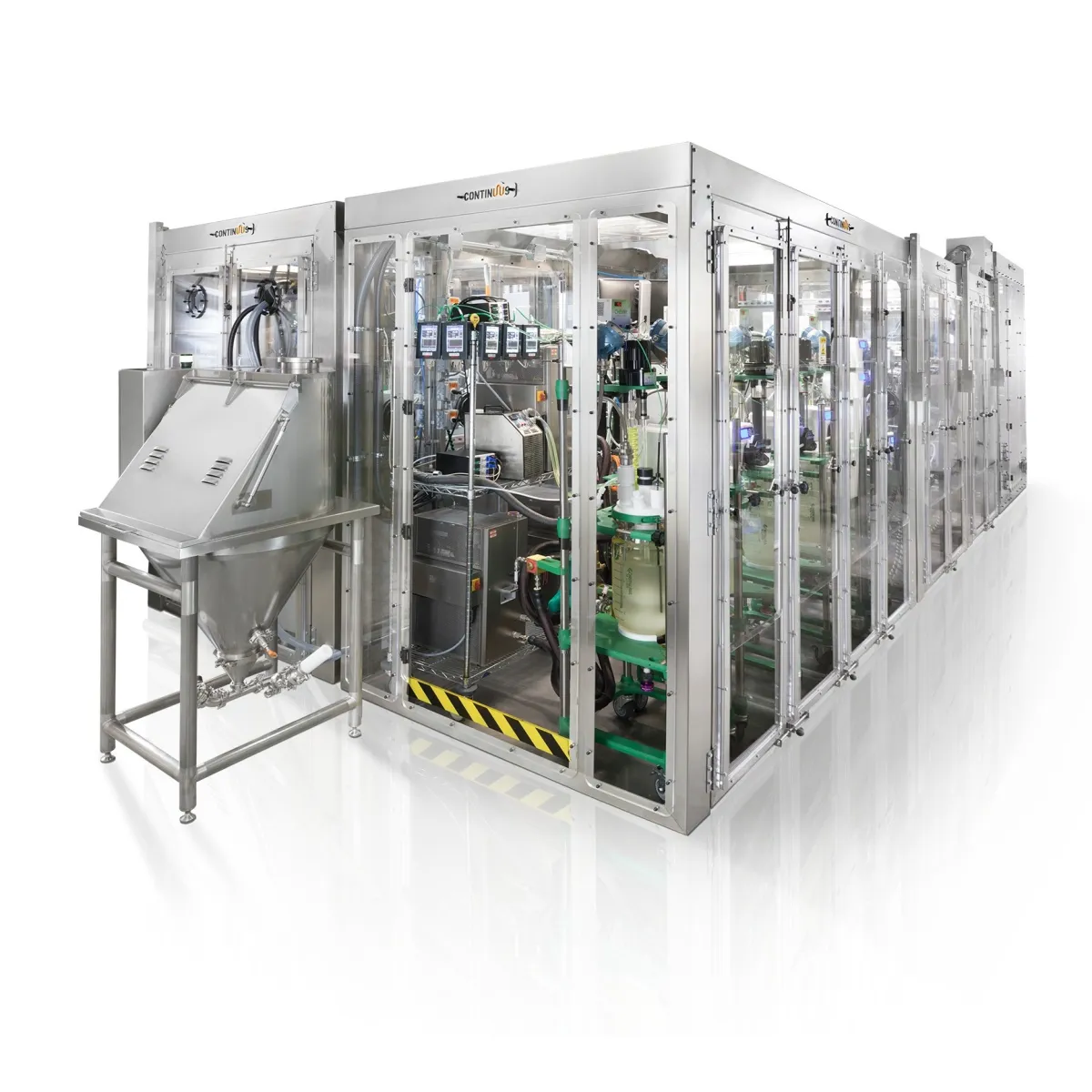 End-to-end continuous manufacturing