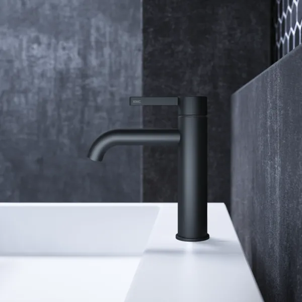 KWC BEVO mat zwart eengreepsmengkraan