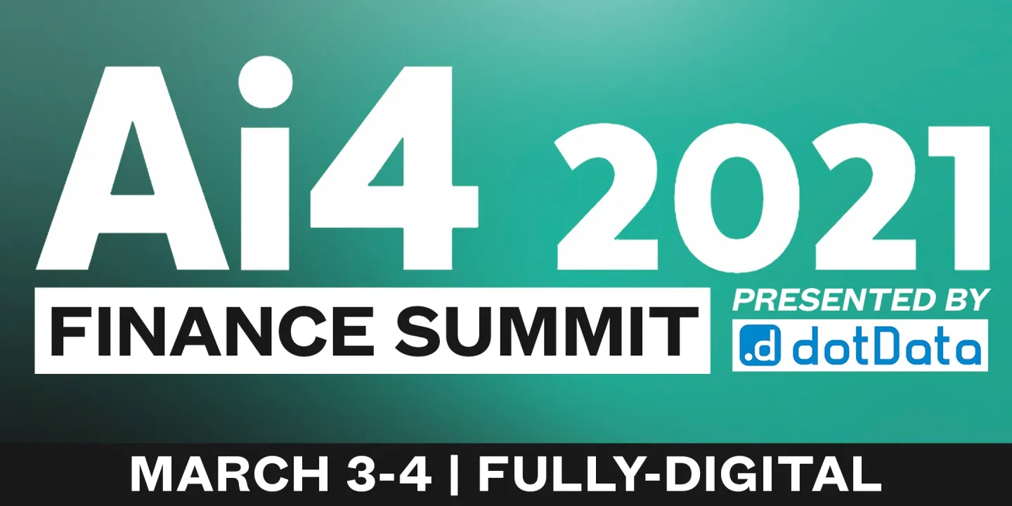 Ai4 2021 Finance Summit: Presented by dotData