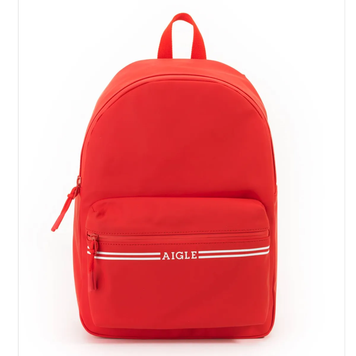 Backpack with rubber effect