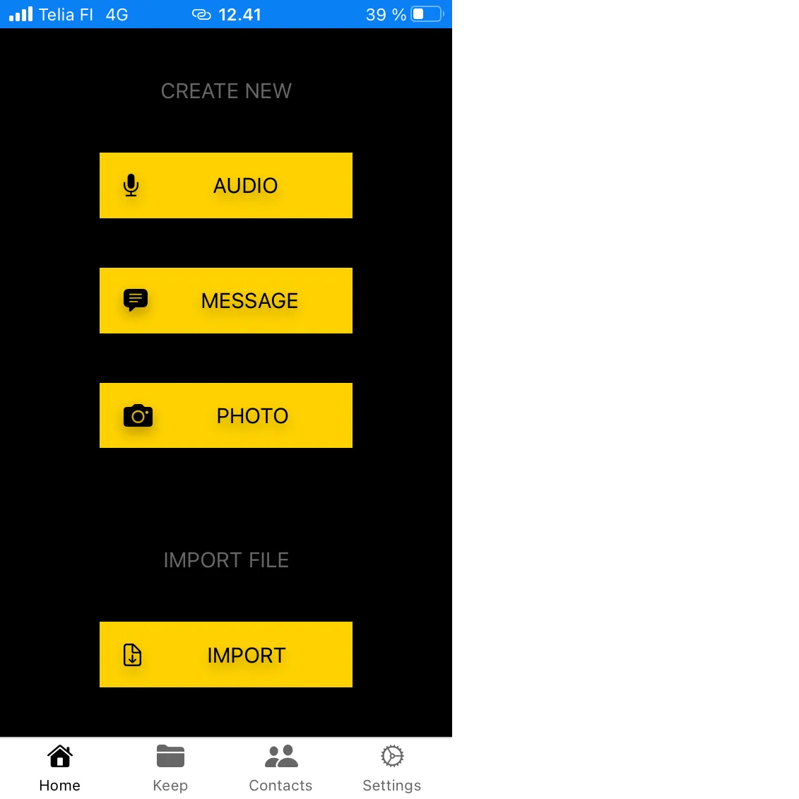 Signet App encryption software for iOS and Android mobile phones.