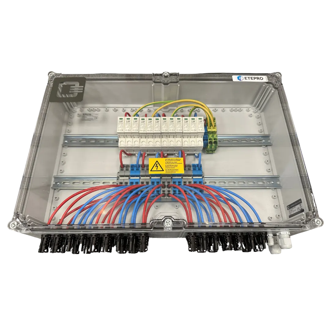 Stringbox voor overspanningsbeveiliging