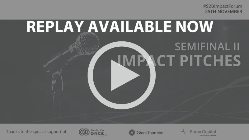 II Semifinal Impact Pitches VIII S2B Impact Forum