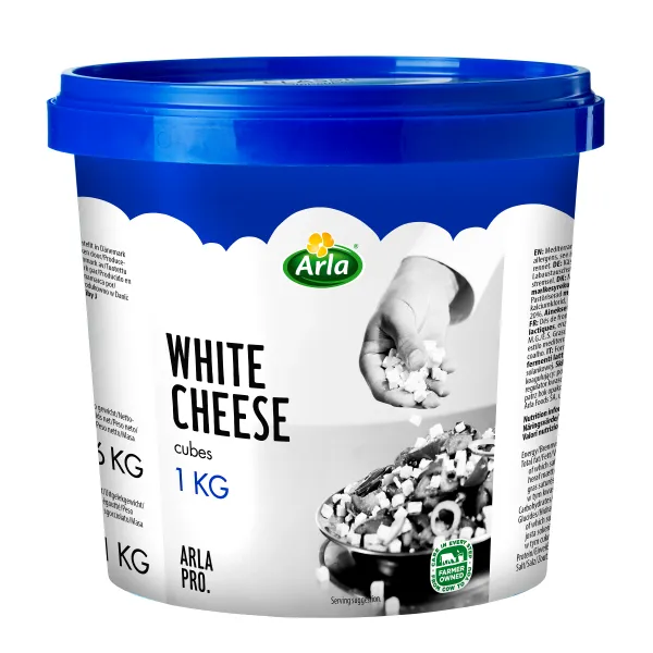 Dés salade nature en saumure 1kg