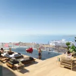 Algarve, Faro, 2 bedroom apartment with communal pool on the top floor