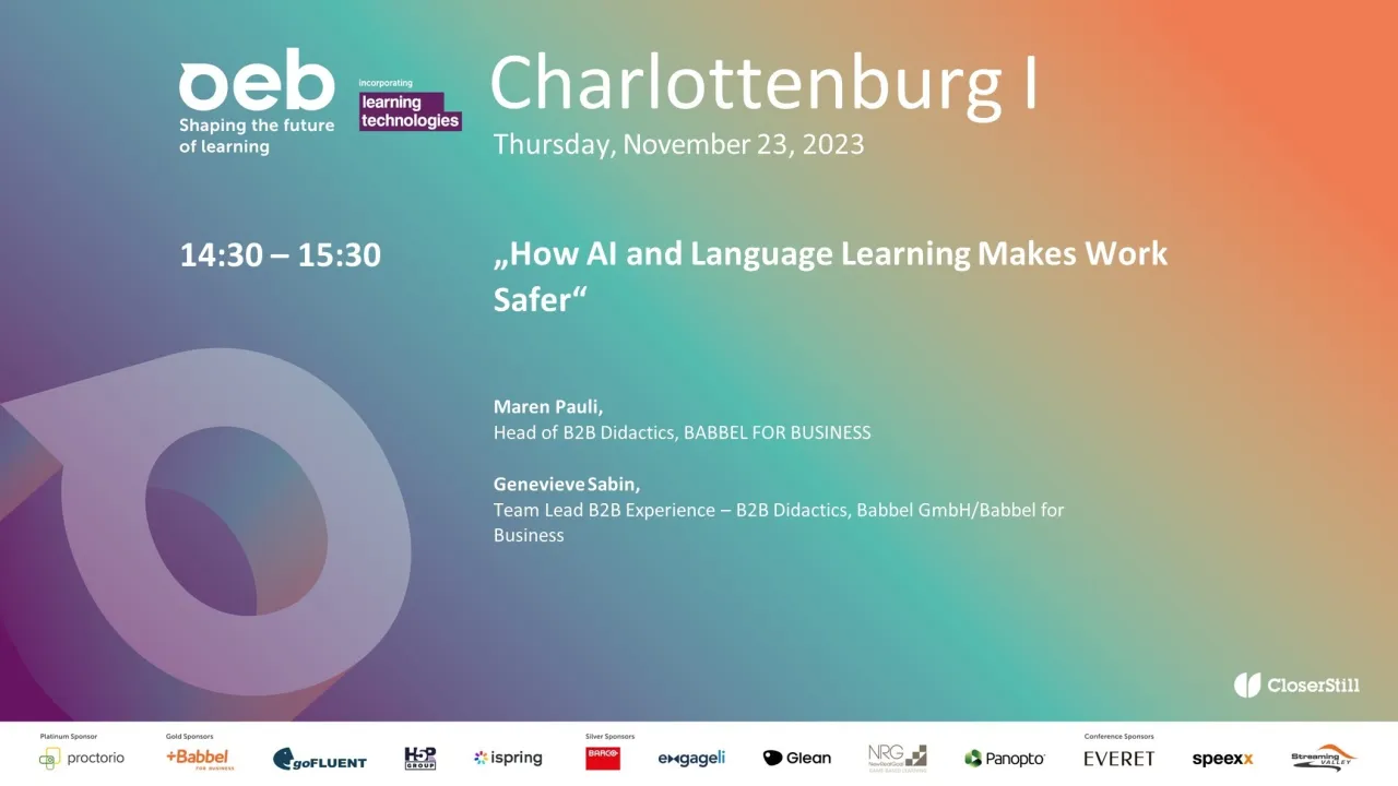 How AI and Language Learning Makes Work Safer