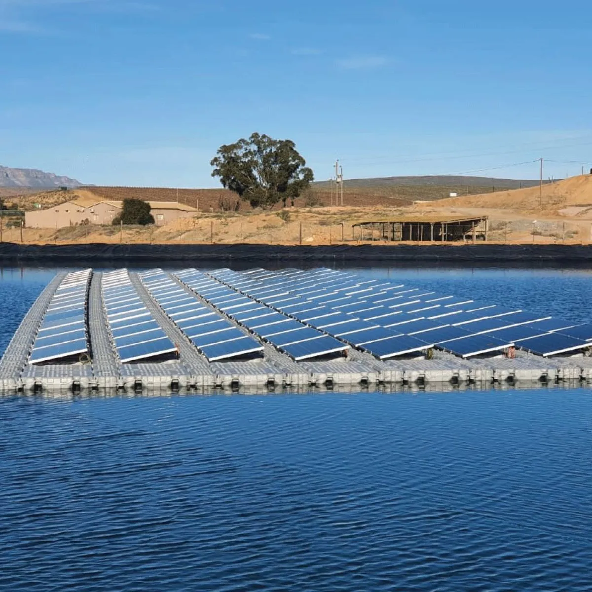 233 KW - Africa’s largest Floating Solar Plant