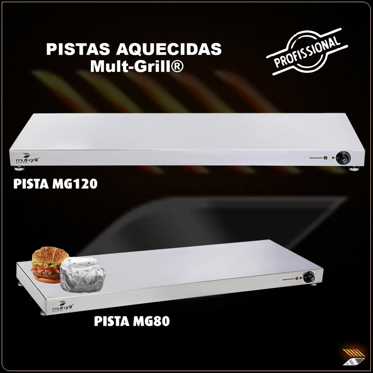 Pista e Mesa Aquecida Mult-Grill®