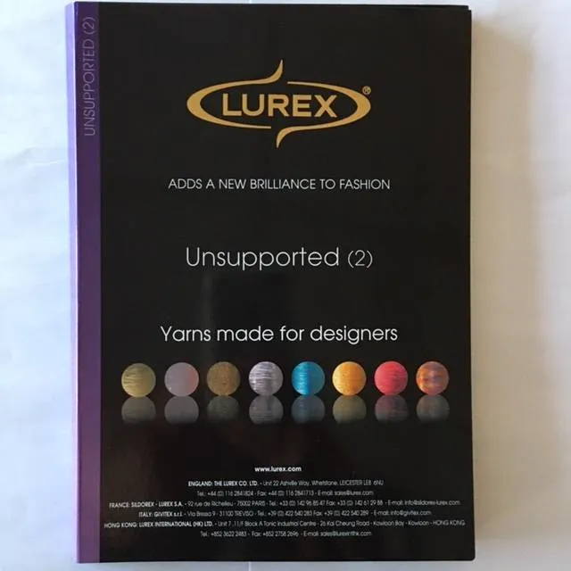 LUREX® METALLIC & SPECIAL EFFECT UNSUPPORTED YARNS