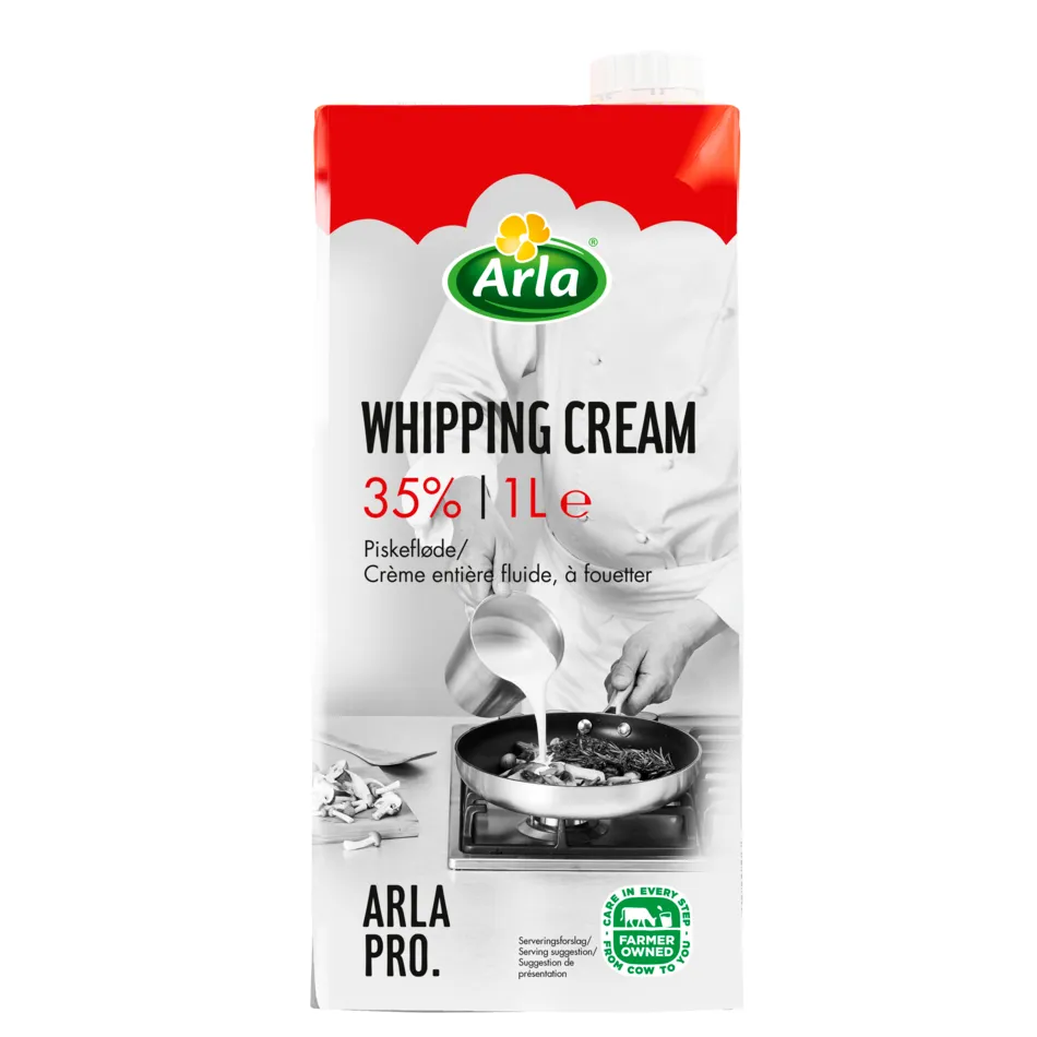 Crème liquide UHT 35% MG 10x1L