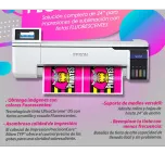 Impresora de sublimacion Epson F571 colores Neon