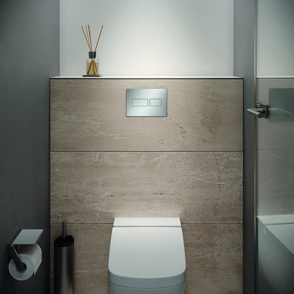 TECEsolid brushed stainless steel