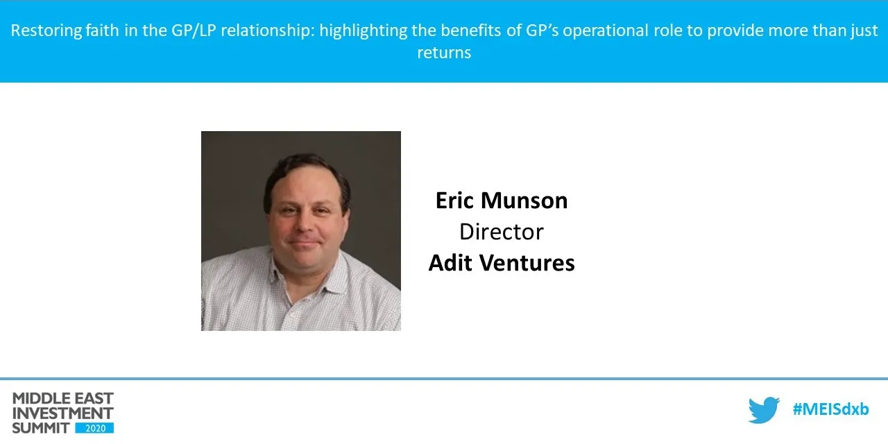 PRESENTATION Restoring faith in the GP/LP relationship: highlighting the benefits of GP’s operational role to provide more than just returns