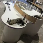 Curved countertop project