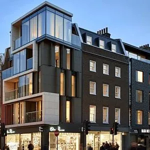 Artisan building complex in Fitzrovia, London