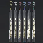 Marvy Uchida Opaque Brush - Metallic Brush Markers