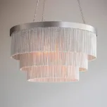 Silver Chain Shallow Chandelier