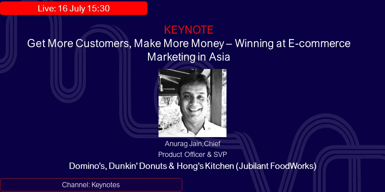 Keynote: Get more customers, build delightful experiences & make money - winning at eCommerce