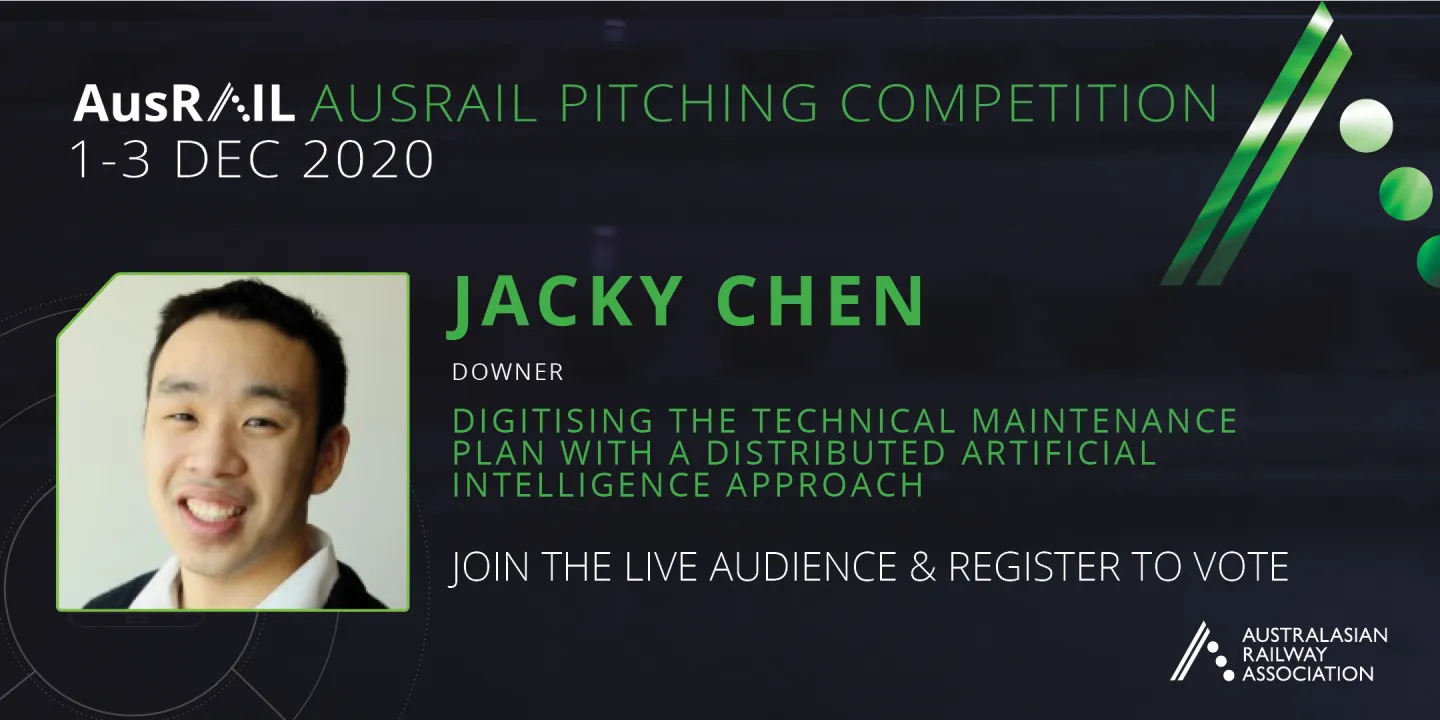 Jacky Chen, Downer | Digitising the Technical Maintenance Plan with a Distributed Artificial Intelligence Approach
