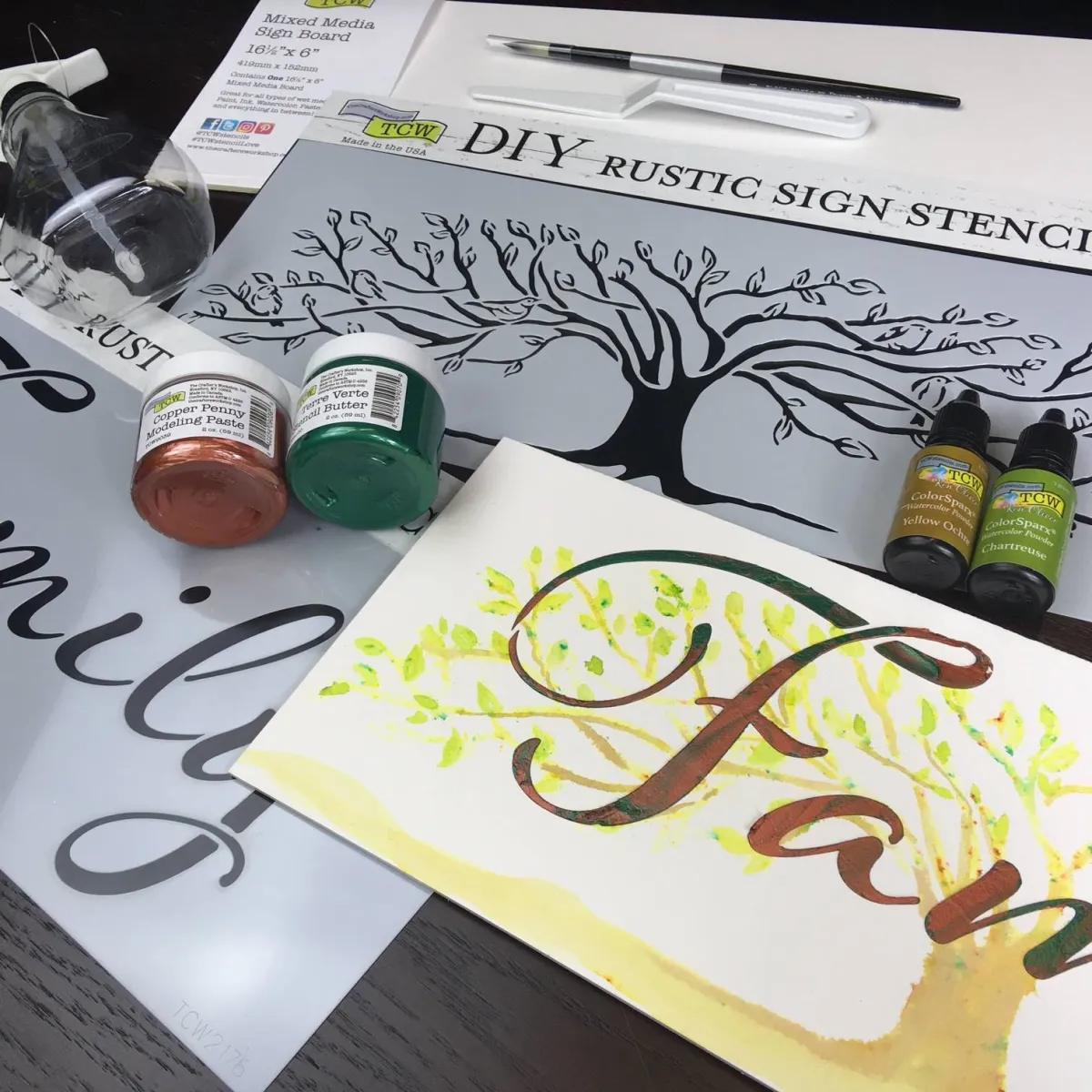 Rustic Sign Stencils