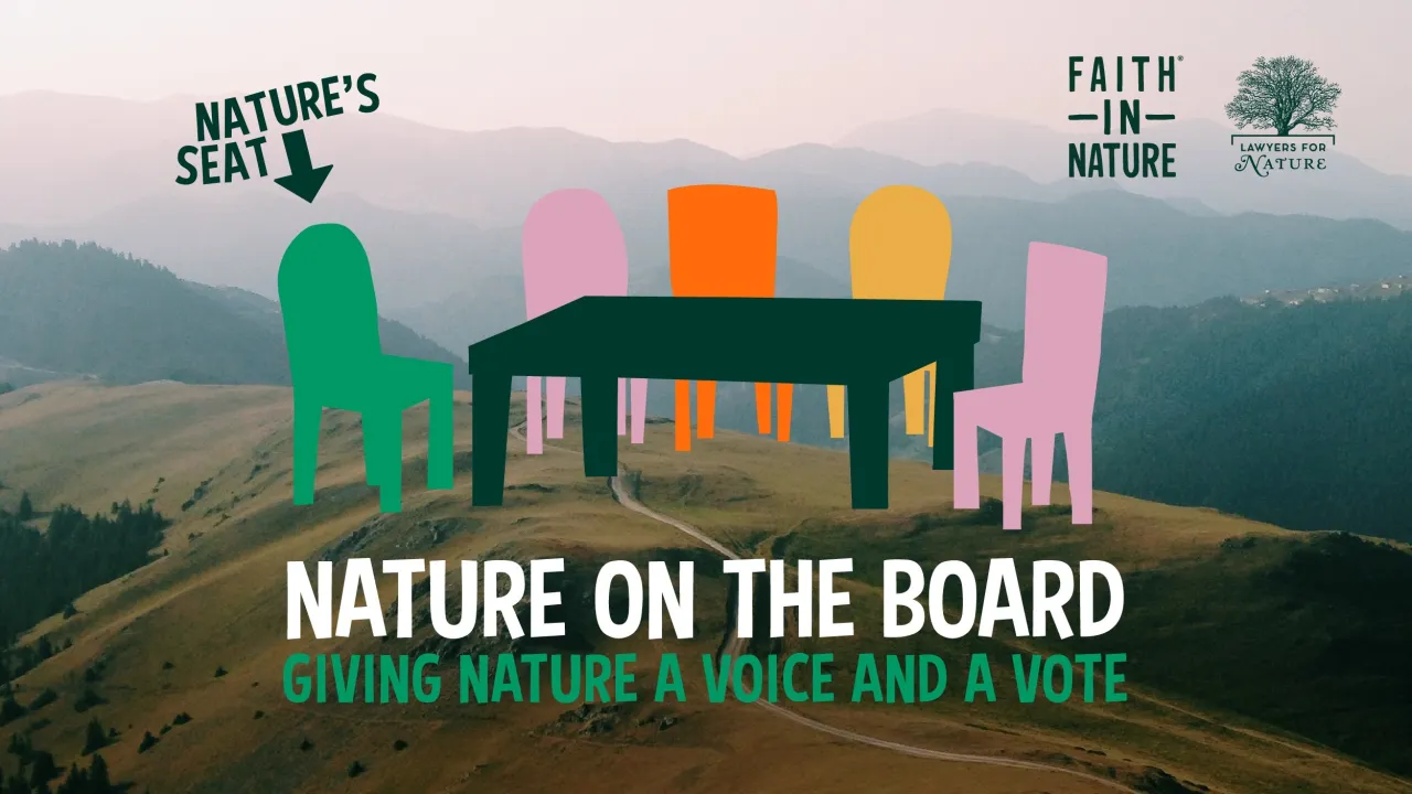 Nature on the Board: Giving nature a voice and a vote: FAITH IN NATURE