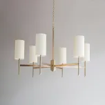 Stem Chandelier with Silk