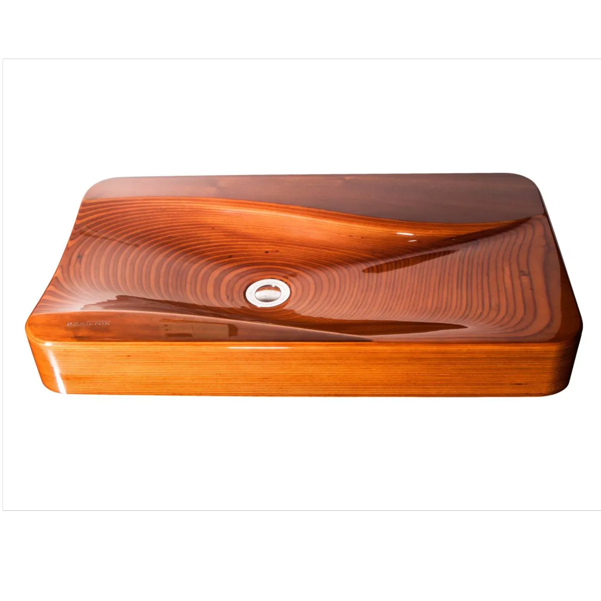 Szkilnik Design Luxury wooden washbasin model Krill