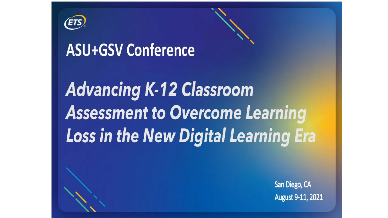 Advancing K-12 Classroom Assessment to Overcome Learning Loss in the New Digital Learning Era