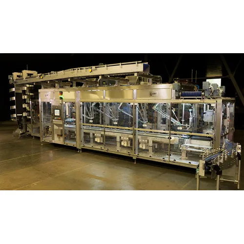 Encaisseuse avec robots 4 axes