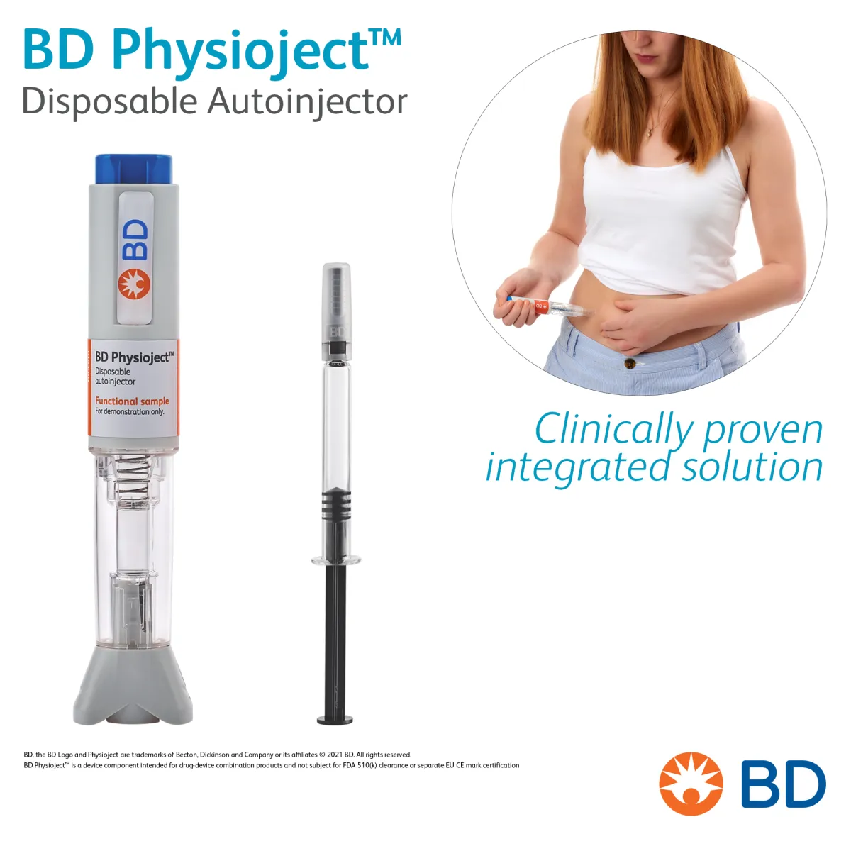 BD Physioject(TM) Disposable Autoinjector - Clinically proven integrated solution