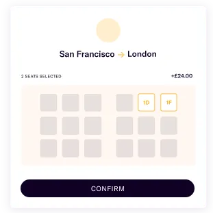 Duffel Components: Seat Map