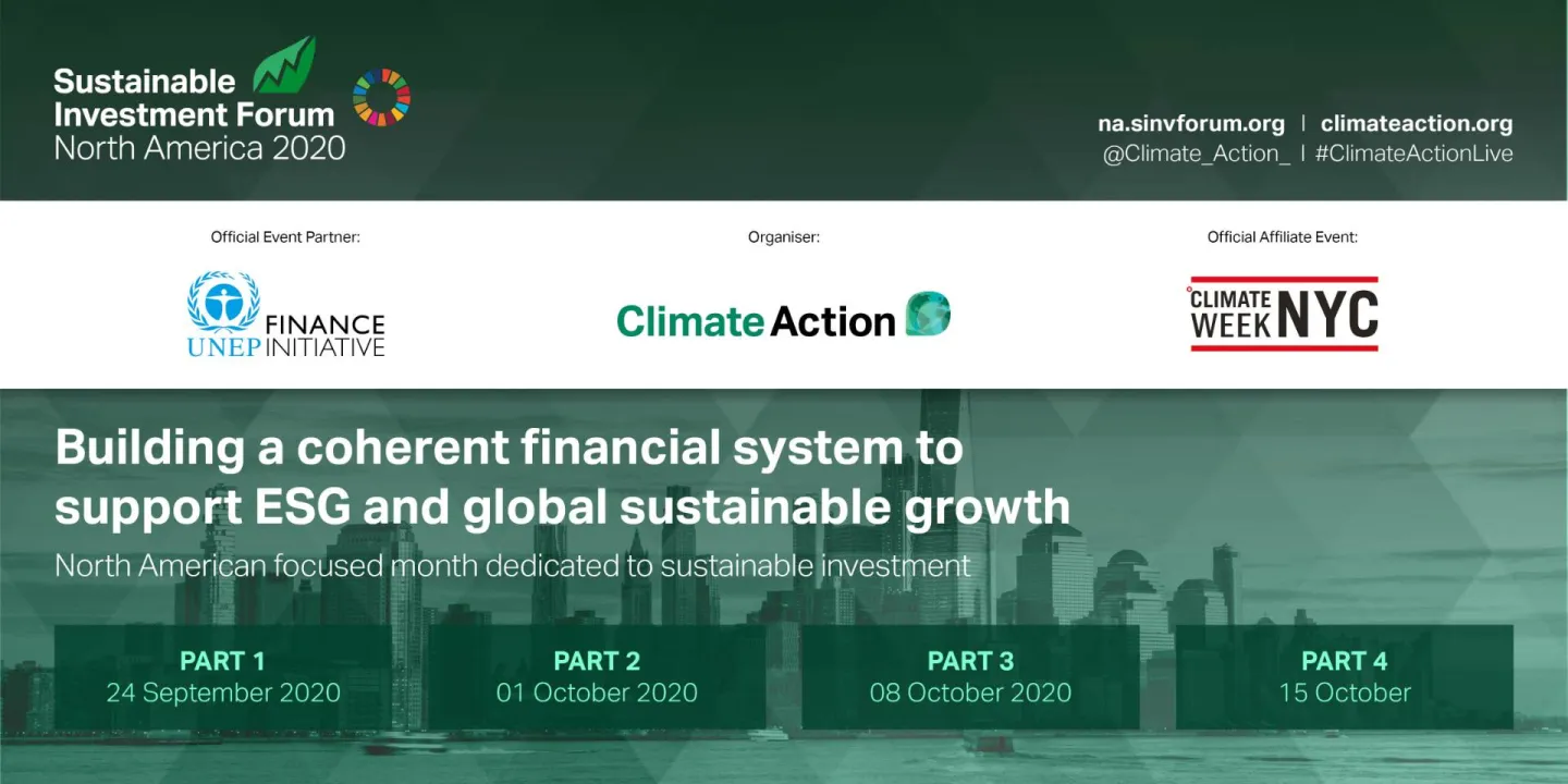 Sustainable Investment Forum North America - Digital Event Series