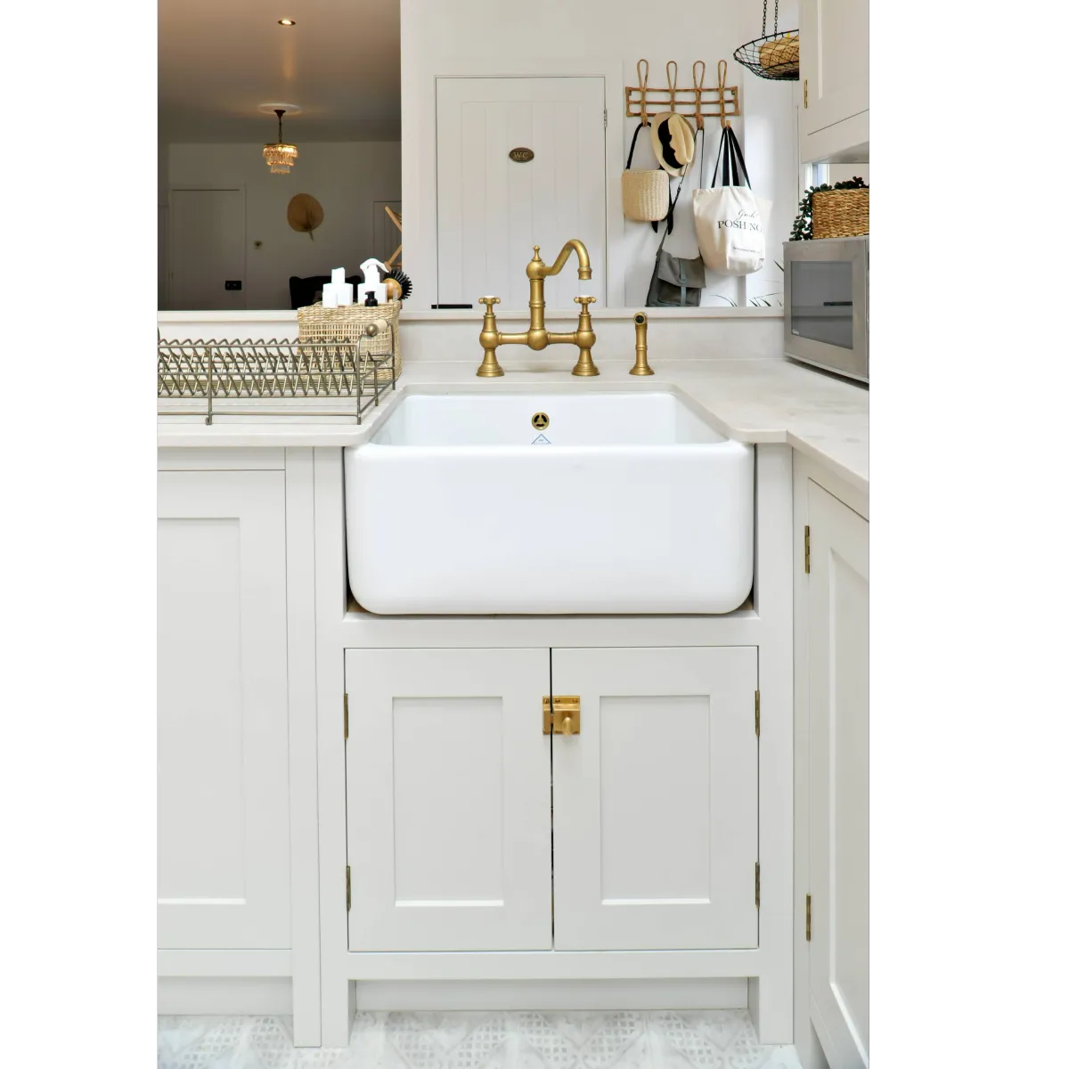 Cotswold Collection in burnished brass finish