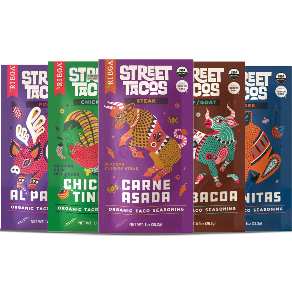 Organic Street Taco Seasoning Pouches