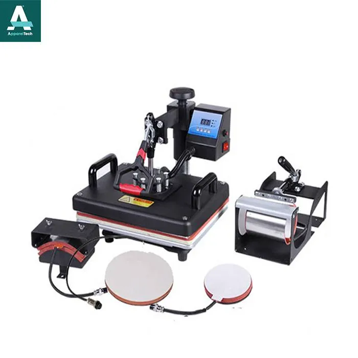5 in 1 Sublimation Heat Press Machine