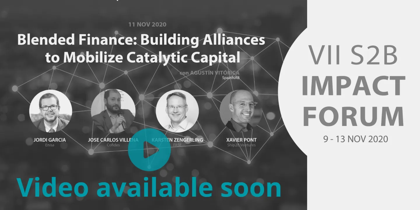 Blended Finance: Building Alliances to Mobilize Catalytic Capital
