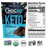 Chocxo Dark Chocolate Coconut Almond & Sea Salt Snaps - 85% Cacao