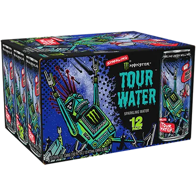 Monster Tour Water - Sparkling Deep Well Water 12pk